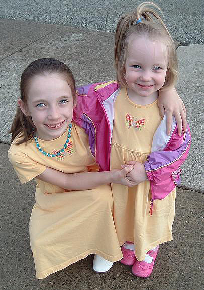 Ella and Cora, 2008 April